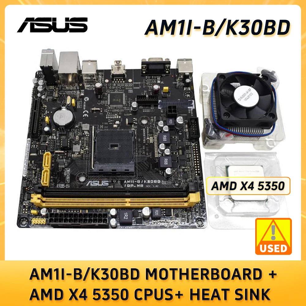ASUS AM1I-B/K30BD , AMD x4 5350 cpus, 濭 AM1I  ŰƮ, DDR3 USB 3.0 MINI ITX